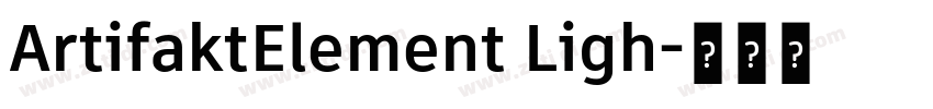 ArtifaktElement Ligh字体转换 ArtifaktElement Ligh字体转换